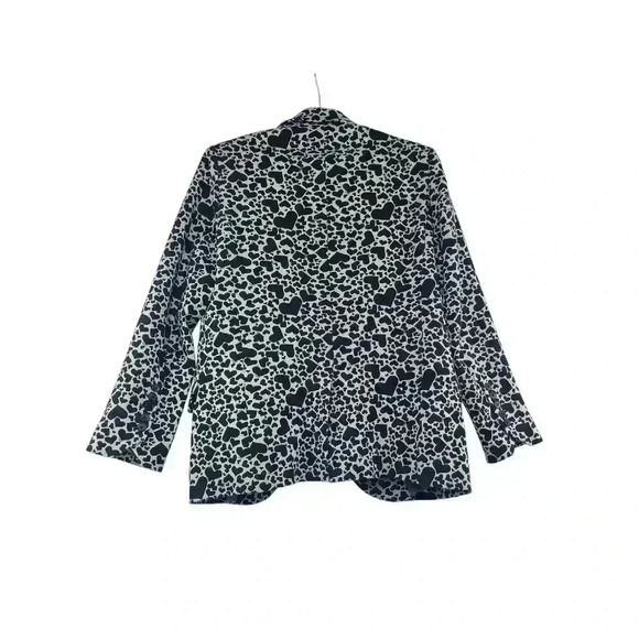 Zadig & Voltaire Heart Print Viking Jac Coeur Blazer Jacket Size 36 US Small - Picture 9 of 9